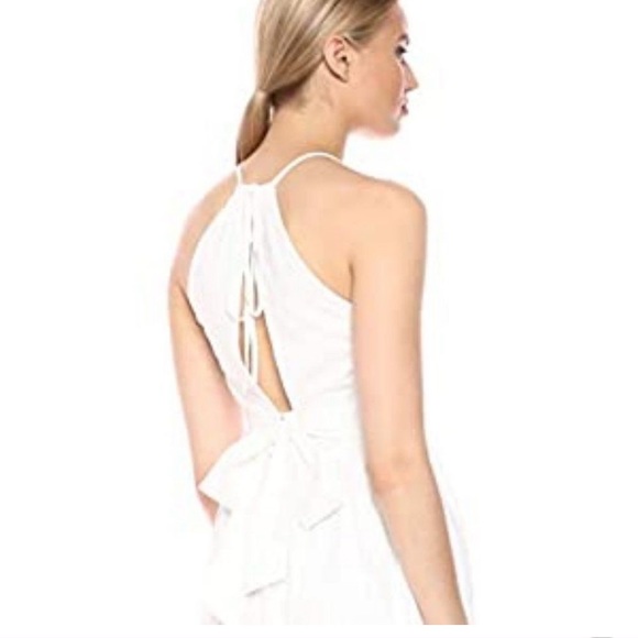 NWT BCBGeneration Front Cut Flared Dress in White - Picture 3 of 10